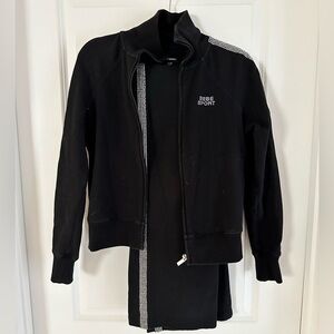 Bebe pants and jacket with embellishments